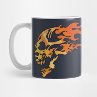 fire skull Mug